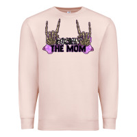 Pale Pink Rockin' the Mom Premium Sweatshirt - CowGirlArtShop