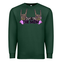 Sports Green Rockin' the Mom Premium Sweatshirt - CowGirlArtShop