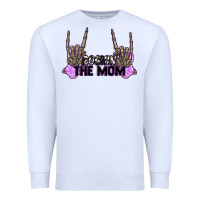 White Rockin' the Mom Premium Sweatshirt - CowGirlArtShop
