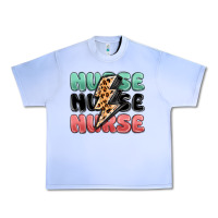 Grape Ice nurse leopard lightning bolt Urban Heavy Tee - MaliasSmallBusiness