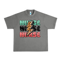 Tornado nurse leopard lightning bolt Urban Heavy Tee - MaliasSmallBusiness