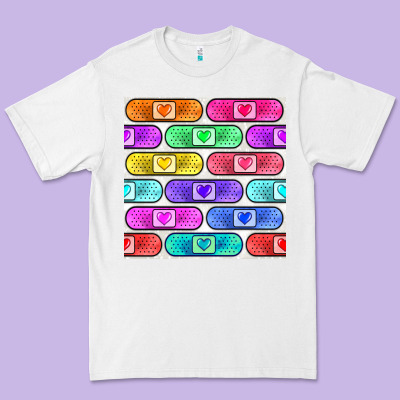 Plaster Seamless Pattern Premium Tee Designed By Bundleandbundleshop