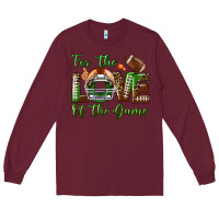 Burgundy for the love of the game Long Sleeve Tee - BundleAndBundleShop