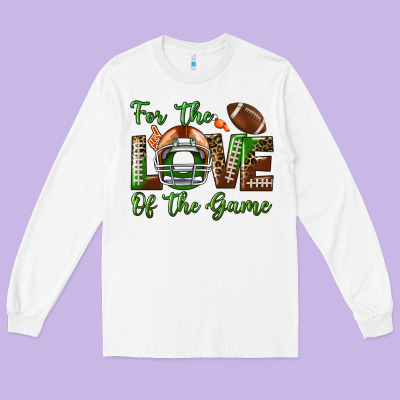 For The Love Of The Game Long Sleeve Tee Designed By Bundleandbundleshop