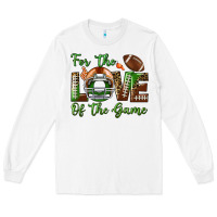 White for the love of the game Long Sleeve Tee - BundleAndBundleShop
