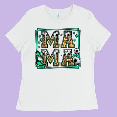 Soccer Mama Ladies Tee Designed By Jasminsmagicworld