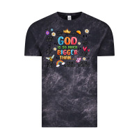 Cloud Black god is so much bigger than... Vintage Tee - MaliasSmallBusiness