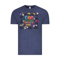 Vintage Denim god is so much bigger than... Vintage Tee - MaliasSmallBusiness
