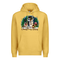 Antique Gold christmas vibes Premium Hoodie - CowGirlArtShop