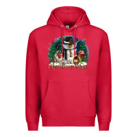 Cardinal christmas vibes Premium Hoodie - CowGirlArtShop