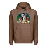 Chestnut christmas vibes Premium Hoodie - CowGirlArtShop