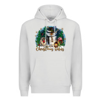 Dove Grey christmas vibes Premium Hoodie - CowGirlArtShop