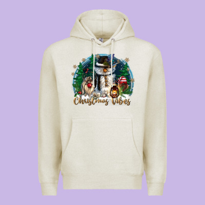 Christmas Vibes Premium Hoodie Designed By Cowgirlartshop