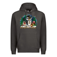 Smoke christmas vibes Premium Hoodie - CowGirlArtShop