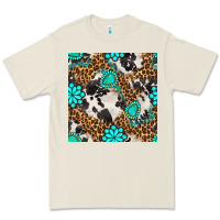 Bone western turquoise seamless pattern Premium Tee - BundleAndBundleShop