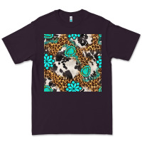 Plum western turquoise seamless pattern Premium Tee - BundleAndBundleShop