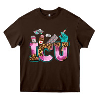 Chocolate Brown icu Heavy Core Tee - AdoDesignShop