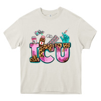 Cream icu Heavy Core Tee - AdoDesignShop