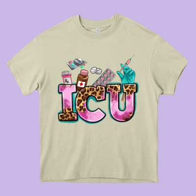 Icu Heavy Core Tee Designed By Adodesignshop