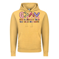 Vintage Mustard god is greater than the highs and lows Vintage Hoodie - MaliasSmallBusiness