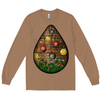 Toasted Coconut christmas  teardrop Long Sleeve Tee - BundleAndBundleShop