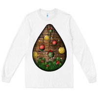 White christmas  teardrop Long Sleeve Tee - BundleAndBundleShop