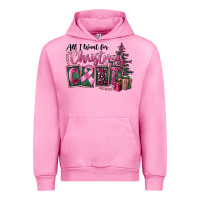 Fuchsia Pink all i want for christmas is cure Urban Hoodie - FaDigitalArtStudio