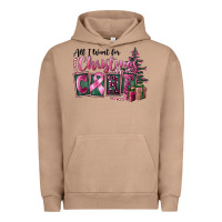 Pigment Burro all i want for christmas is cure Urban Hoodie - FaDigitalArtStudio