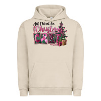 Pigment French Oak all i want for christmas is cure Urban Hoodie - FaDigitalArtStudio