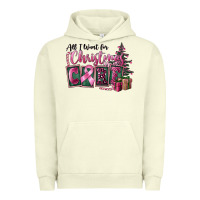 Pigment Pistachio all i want for christmas is cure Urban Hoodie - FaDigitalArtStudio