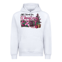 White all i want for christmas is cure Urban Hoodie - FaDigitalArtStudio