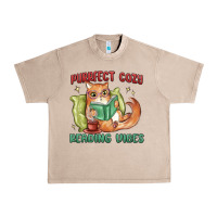 French Oak purrfect cozy reading vibes Urban Heavy Tee - MaliasSmallBusiness
