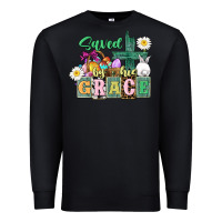 Black Saved by his grace Easter Premium Sweatshirt - CowGirlArtShop