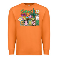 Carrot Saved by his grace Easter Premium Sweatshirt - CowGirlArtShop