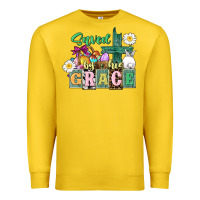 Lemon Saved by his grace Easter Premium Sweatshirt - CowGirlArtShop