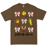 Cacao softball coquette bow Premium Tee - JahusDesignShop