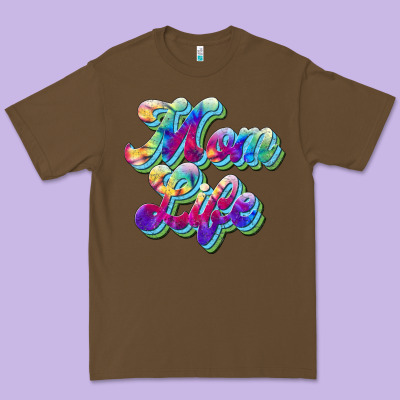 Mom Life Premium Tee Designed By Jahusdesignshop