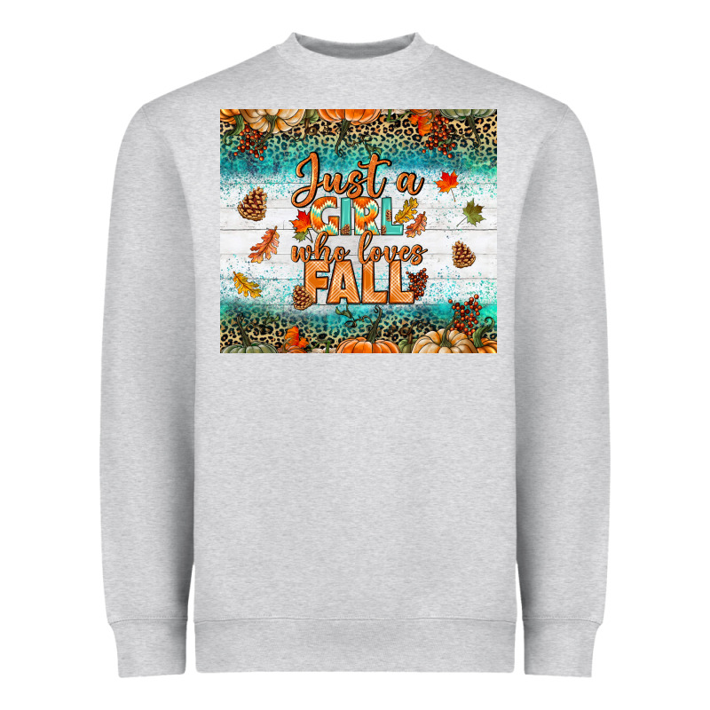 Just A Girl Who Loves Fall Tumbler Heavyweight Sweatshirt by BundleAndBundleShop | Teevron