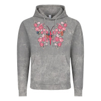 Cloud Rock floral butterfly Vintage Hoodie - MaliasSmallBusiness