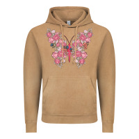 Vintage Camel floral butterfly Vintage Hoodie - MaliasSmallBusiness