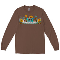 Chestnut american football mom libbey glass Long Sleeve Tee - BundleAndBundleShop