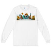 White american football mom libbey glass Long Sleeve Tee - BundleAndBundleShop