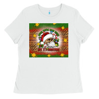 White when you're dead inside but it's christmas Ladies Tee - Artiststas
