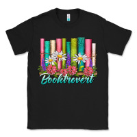 Black booktrovert Classic Tee - NancyCooperArtShop