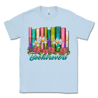 Dusty Blue booktrovert Classic Tee - NancyCooperArtShop
