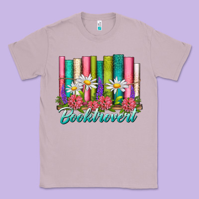 Booktrovert Classic Tee Designed By Nancycooperartshop