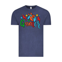 Vintage Denim gamer Vintage Tee - JahusDesignShop