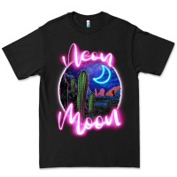 Black neon moon Premium Tee - JahusDesignShop
