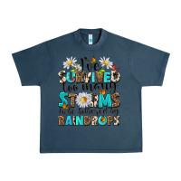 Midnight Navy ive survived too many storms to be bothered by rai Urban Heavy Tee - NancyCooperArtShop