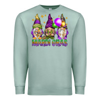 Seafoam mardi gras with gnomies Premium Sweatshirt - HowdyJamesFarm